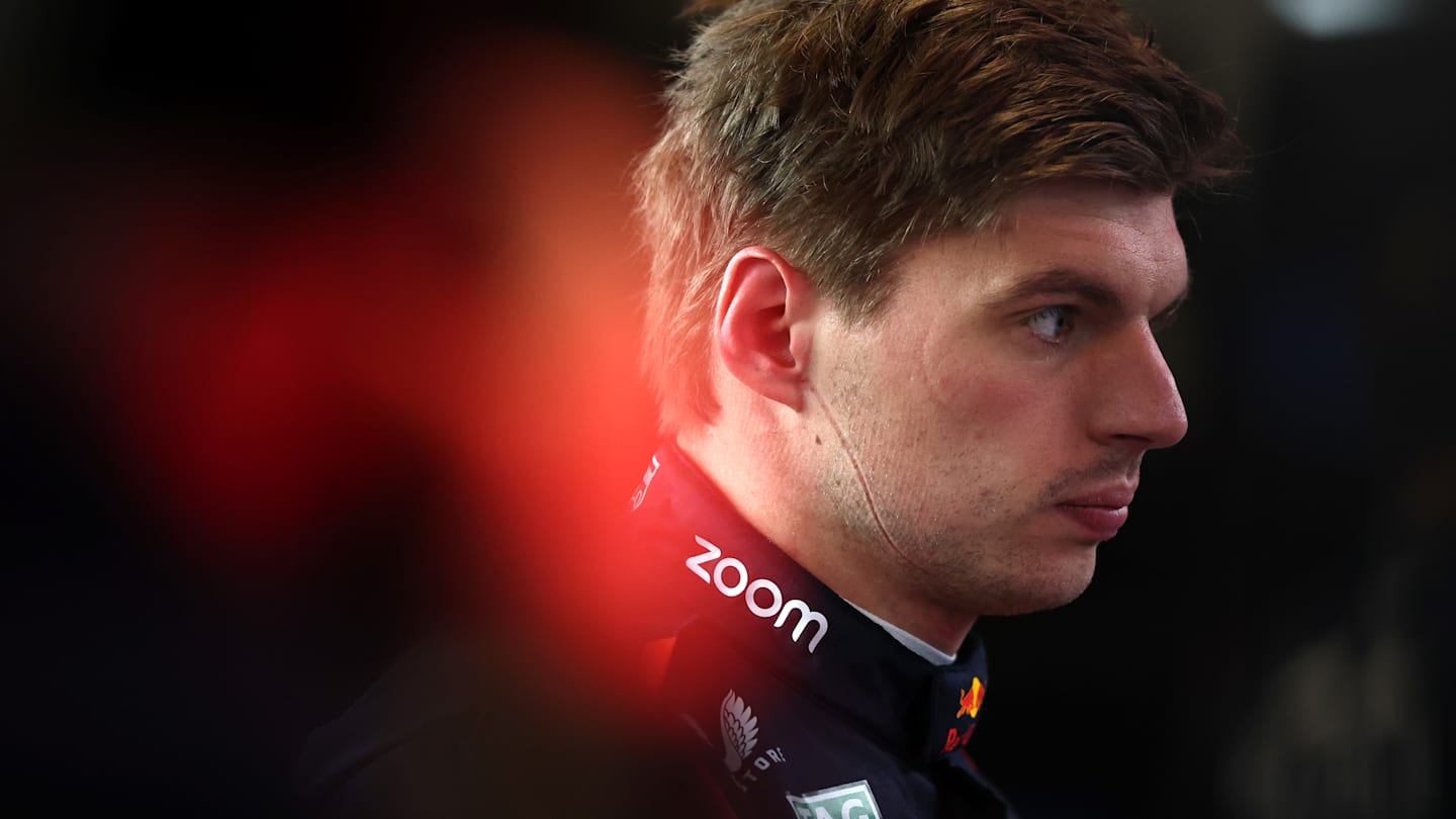 LAS VEGAS, NEVADA - NOVEMBER 22: Max Verstappen of the Netherlands and Oracle Red Bull Racing looks