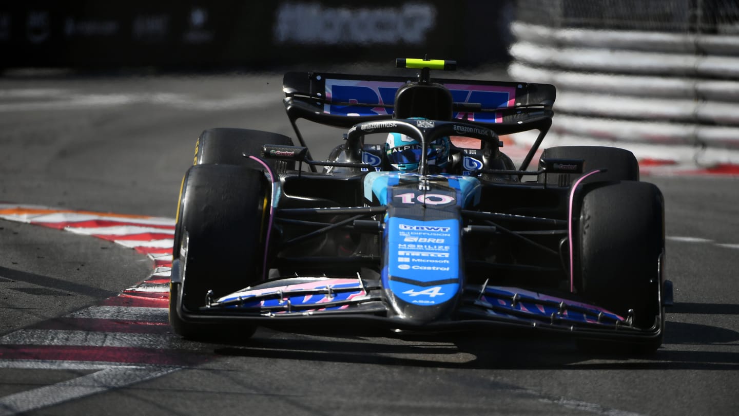 Gasly at the Monaco GP
