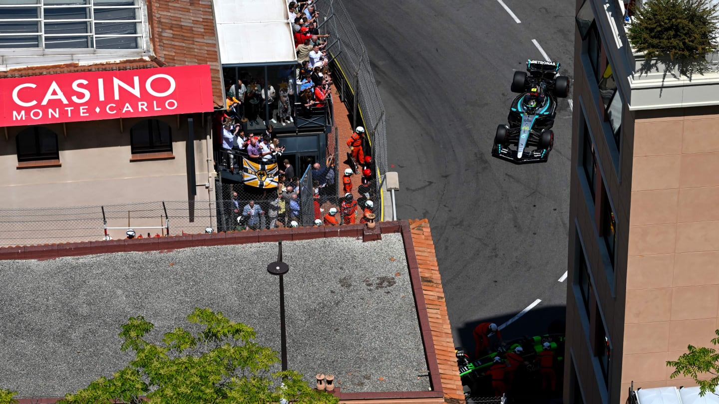 MONTE-CARLO, MONACO - MAY 24: Kevin Magnussen of Denmark driving the (20) Haas F1 VF-24 Ferrari on