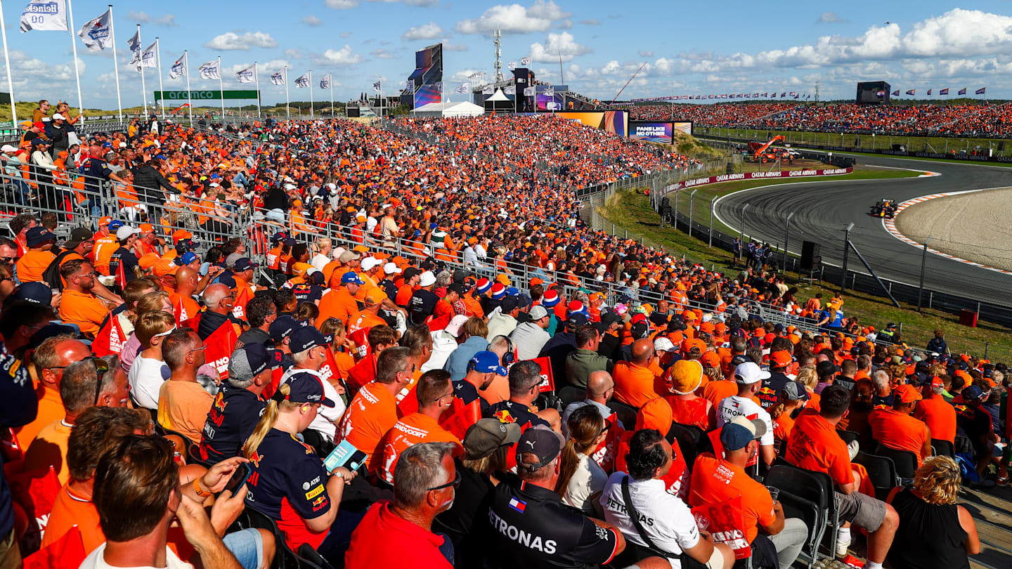 ZANDVOORT, NETHERLANDS - AUGUST 25: Max Verstappen of Oracle Red Bull Racing and The Netherlands