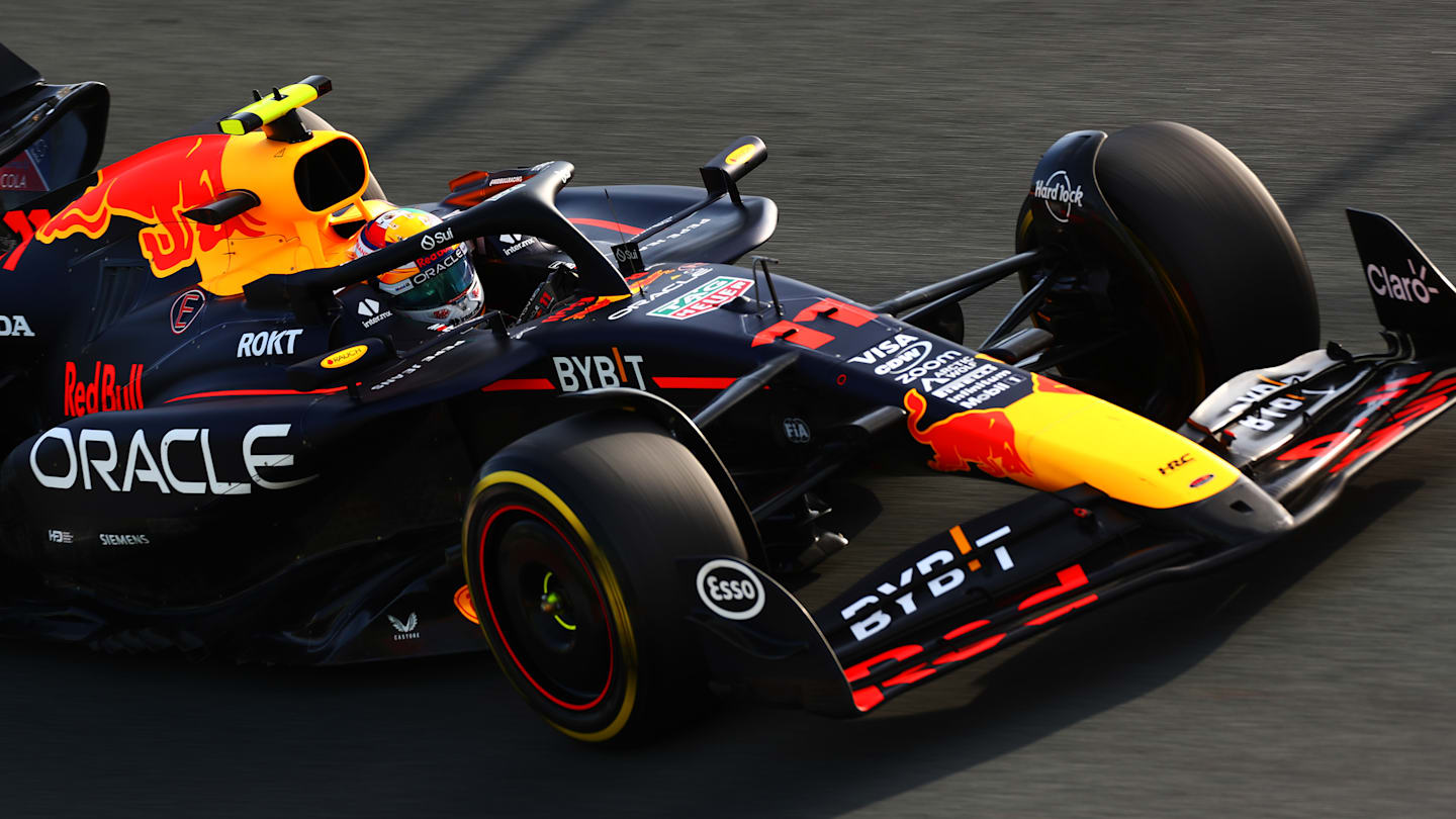 ZANDVOORT, NETHERLANDS - AUGUST 23: Sergio Perez of Mexico driving the (11) Oracle Red Bull Racing