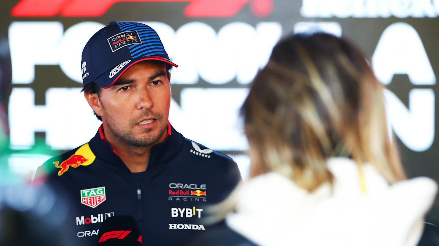 SPA, BELGIUM - JULY 28: Sergio Perez of Mexico and Oracle Red Bull Racing during the F1 Grand Prix