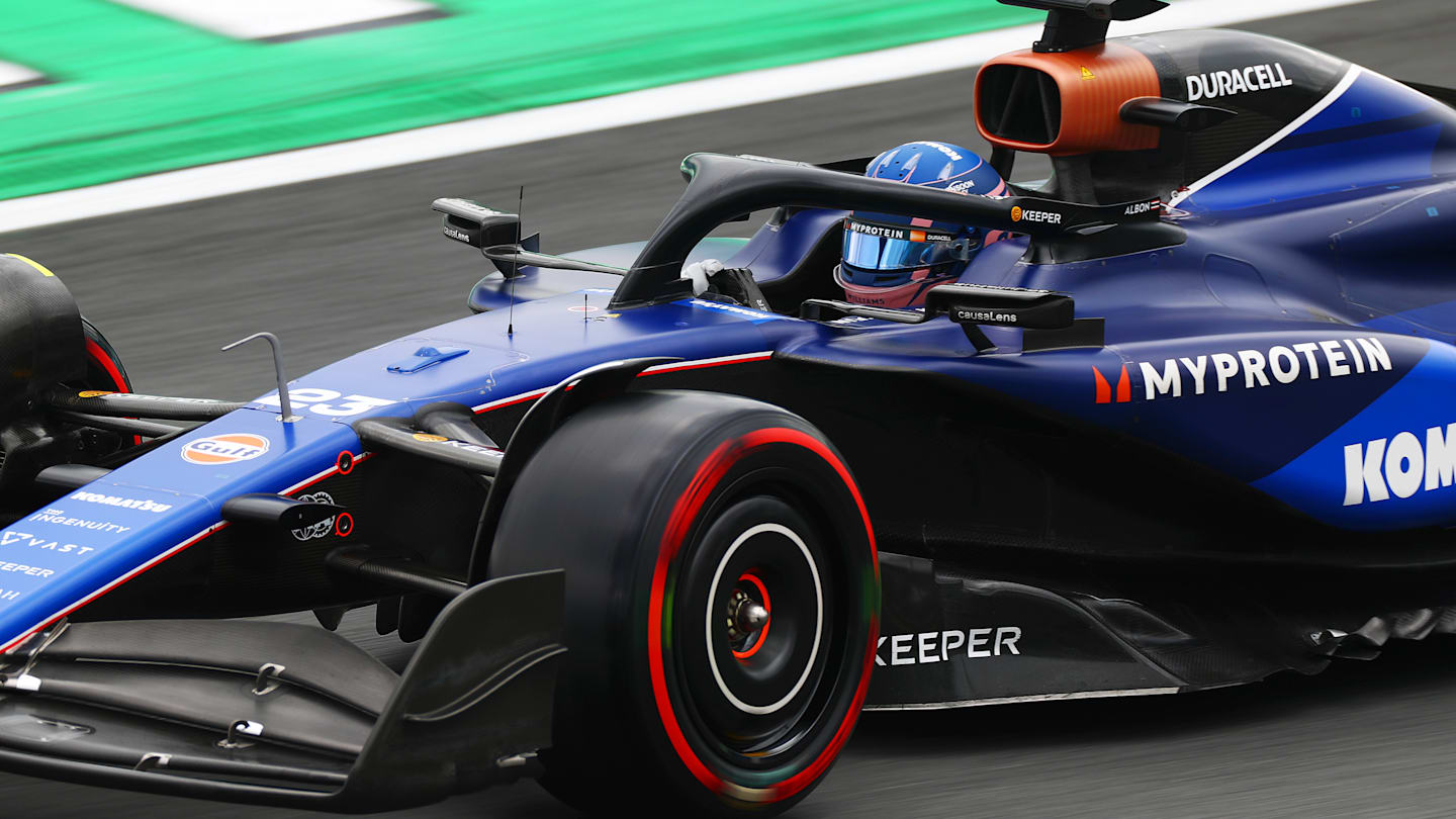 ZANDVOORT, NETHERLANDS - AUGUST 24: Alexander Albon of Thailand driving the (23) Williams FW46