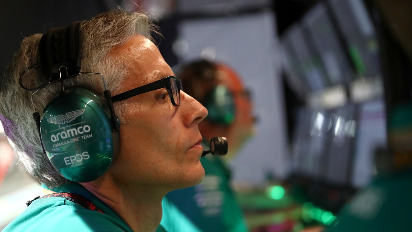 JEDDAH, SAUDI ARABIA - MARCH 09: Mike Krack, Team Principal of the Aston Martin F1 Team looks on