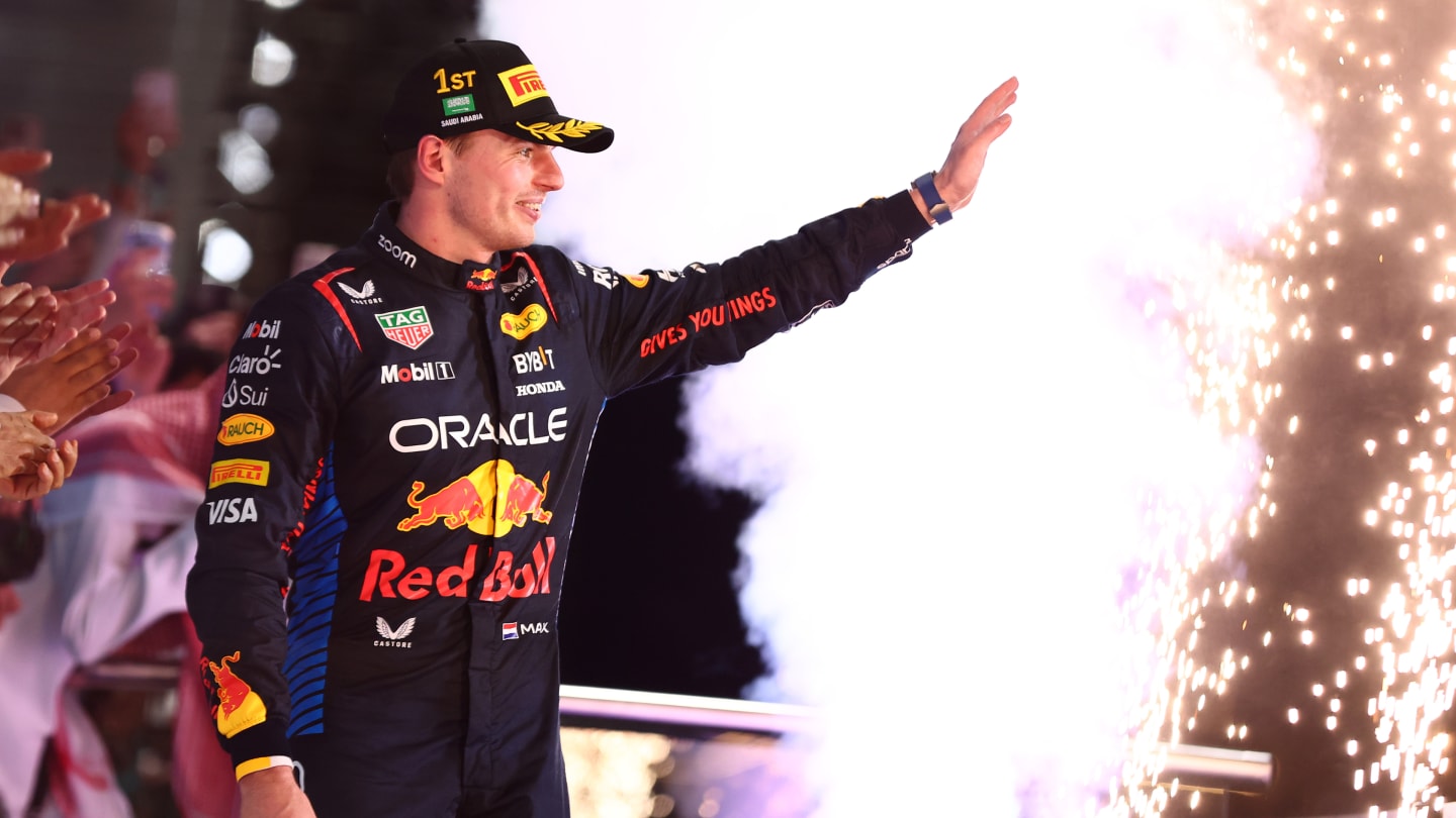 JEDDAH, SAUDI ARABIA - MARCH 09: Max Verstappen of the Netherlands driving the (1) Oracle Red Bull