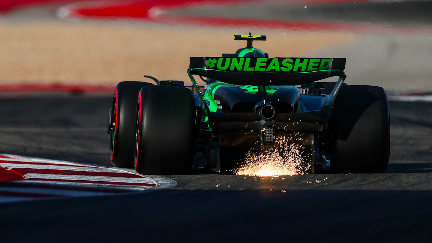 AUSTIN, TEXAS - OCTOBER 19: Zhou Guanyu of Stake F1 Kick Sauber and China  during qualifying ahead