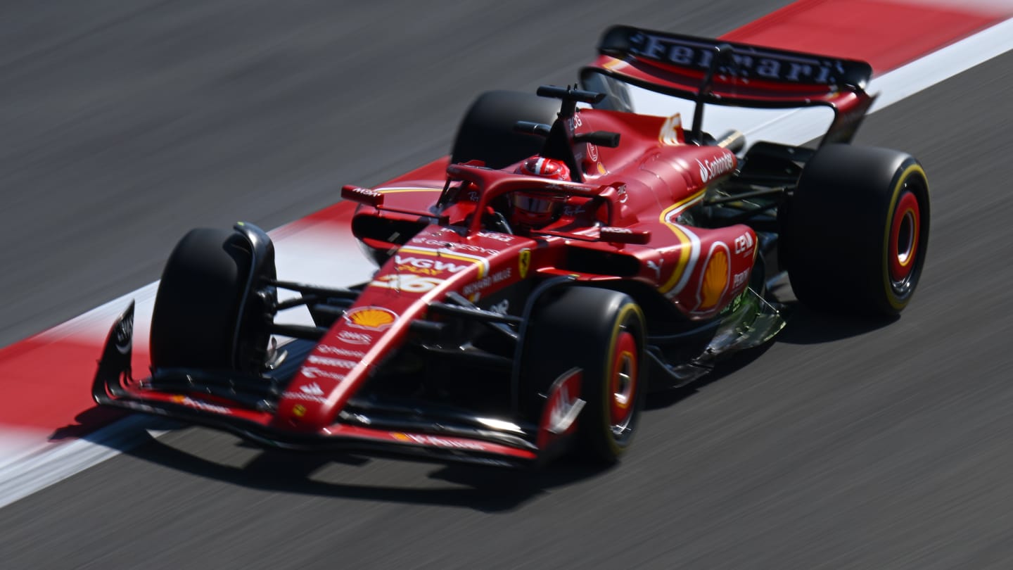 BAHRAIN, BAHRAIN - FEBRUARY 22: Charles Leclerc of Monaco driving the (16) Ferrari SF-24 on track