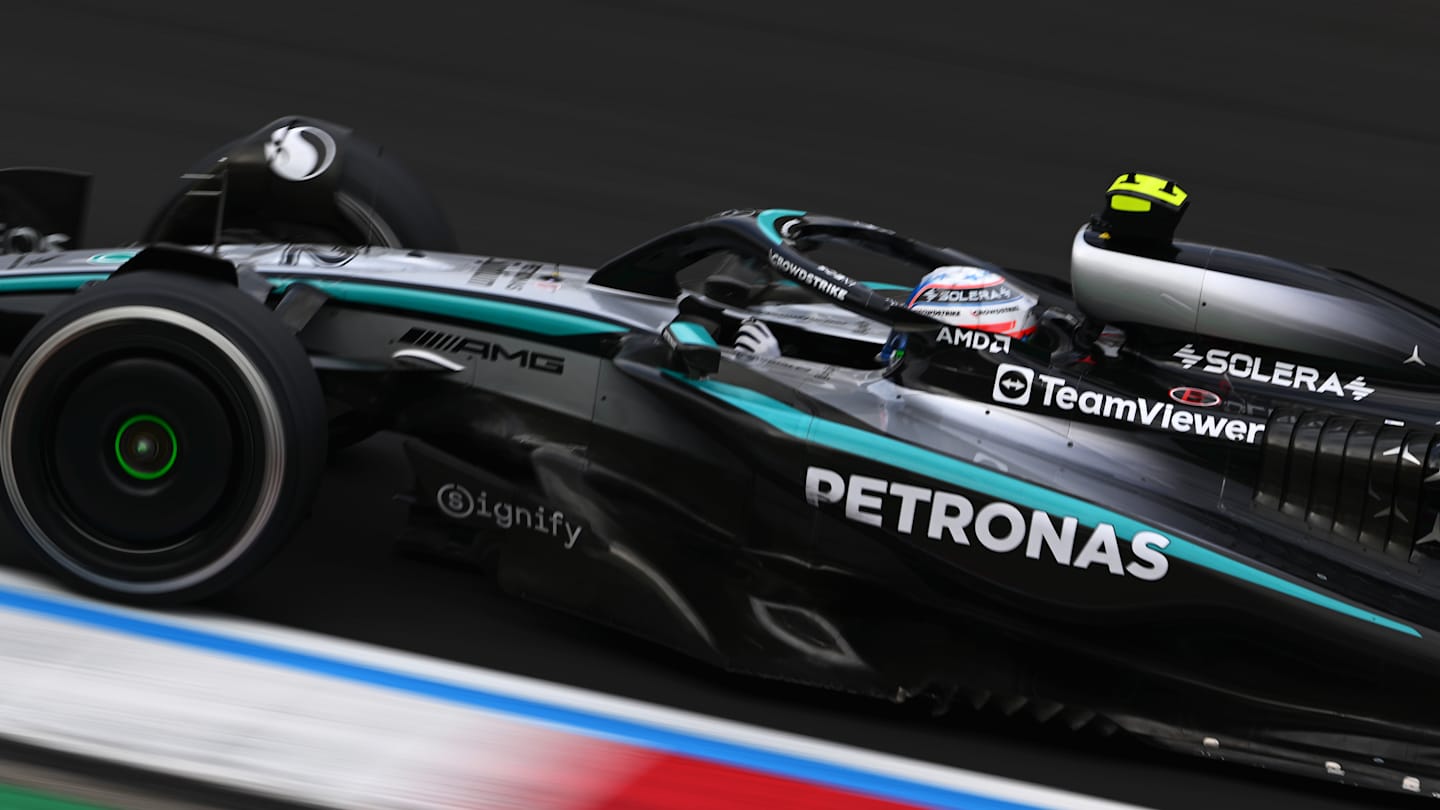 SHANGHAI, CHINA - MARCH 23: Andrea Kimi Antonelli of Italy driving the (12) Mercedes AMG Petronas