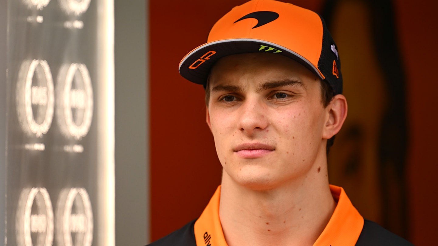 JEDDAH, SAUDI ARABIA - APRIL 17: Oscar Piastri of Australia and McLaren looks on in the Paddock
