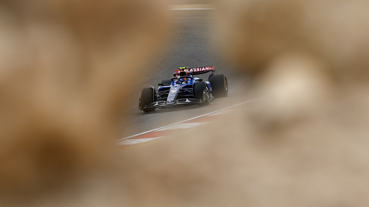 BAHRAIN, BAHRAIN - FEBRUARY 27: Carlos Sainz of Spain driving the (55) Williams FW47 Mercedes on