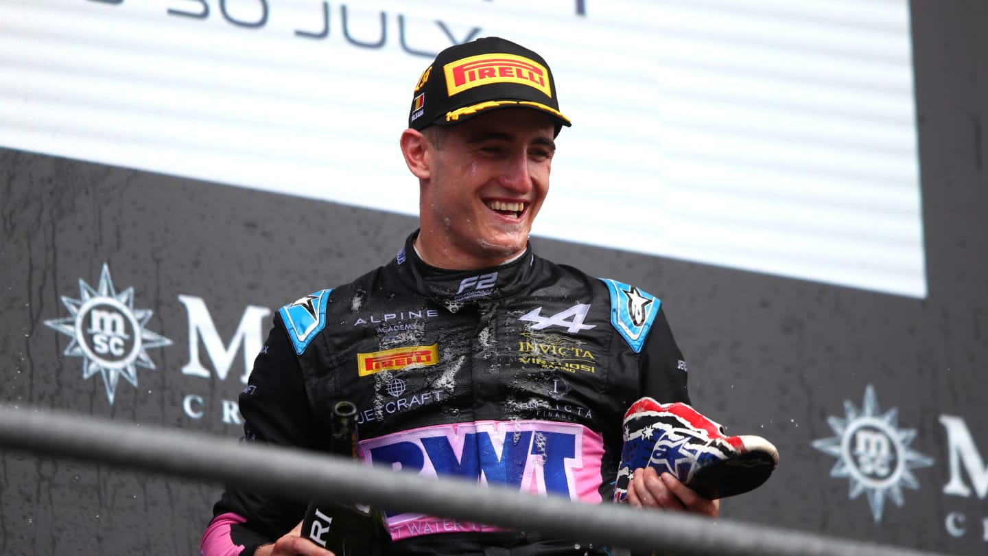 SPA, BELGIUM - JULY 30: Race winner Jack Doohan of Australia and Invicta Virtuosi Racing (14)