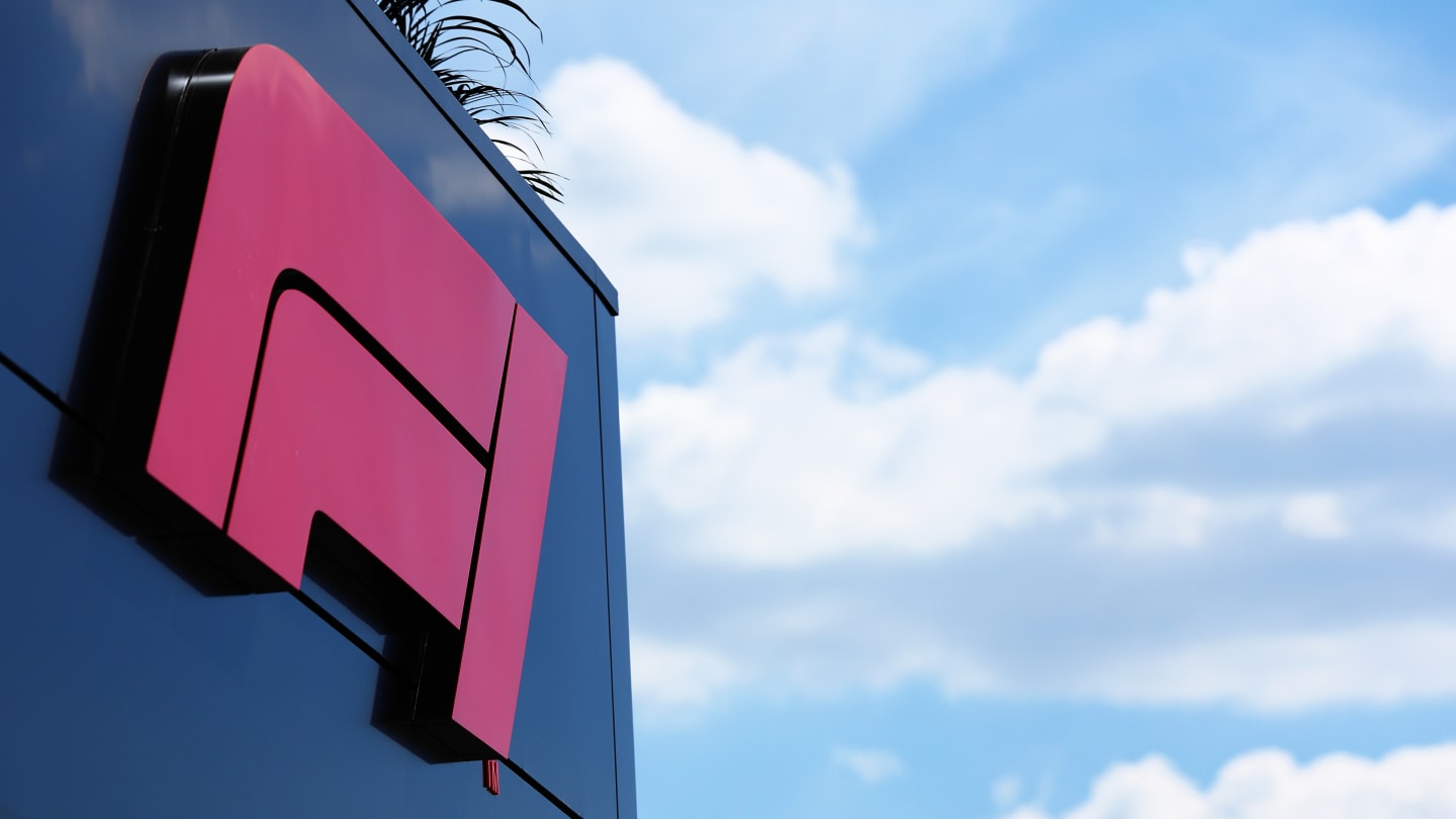 SPA, BELGIUM - AUGUST 25: The F1 logo is pictured in the paddock during previews ahead of the F1