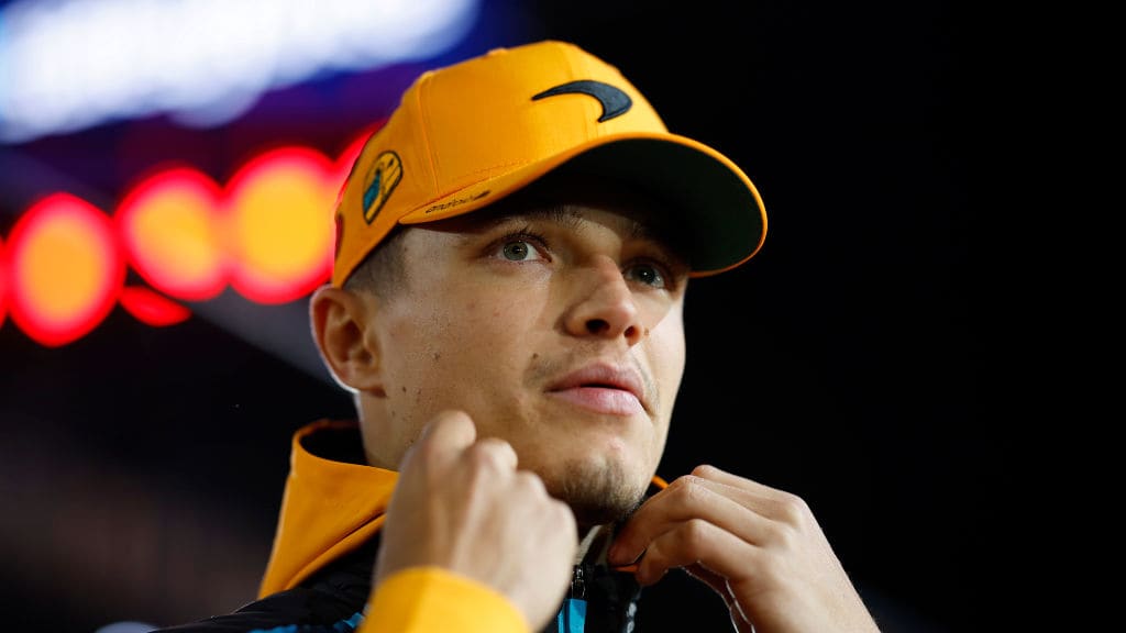 AUSTIN, TEXAS - OCTOBER 20: Lando Norris of Great Britain and McLaren prepares to drive in the