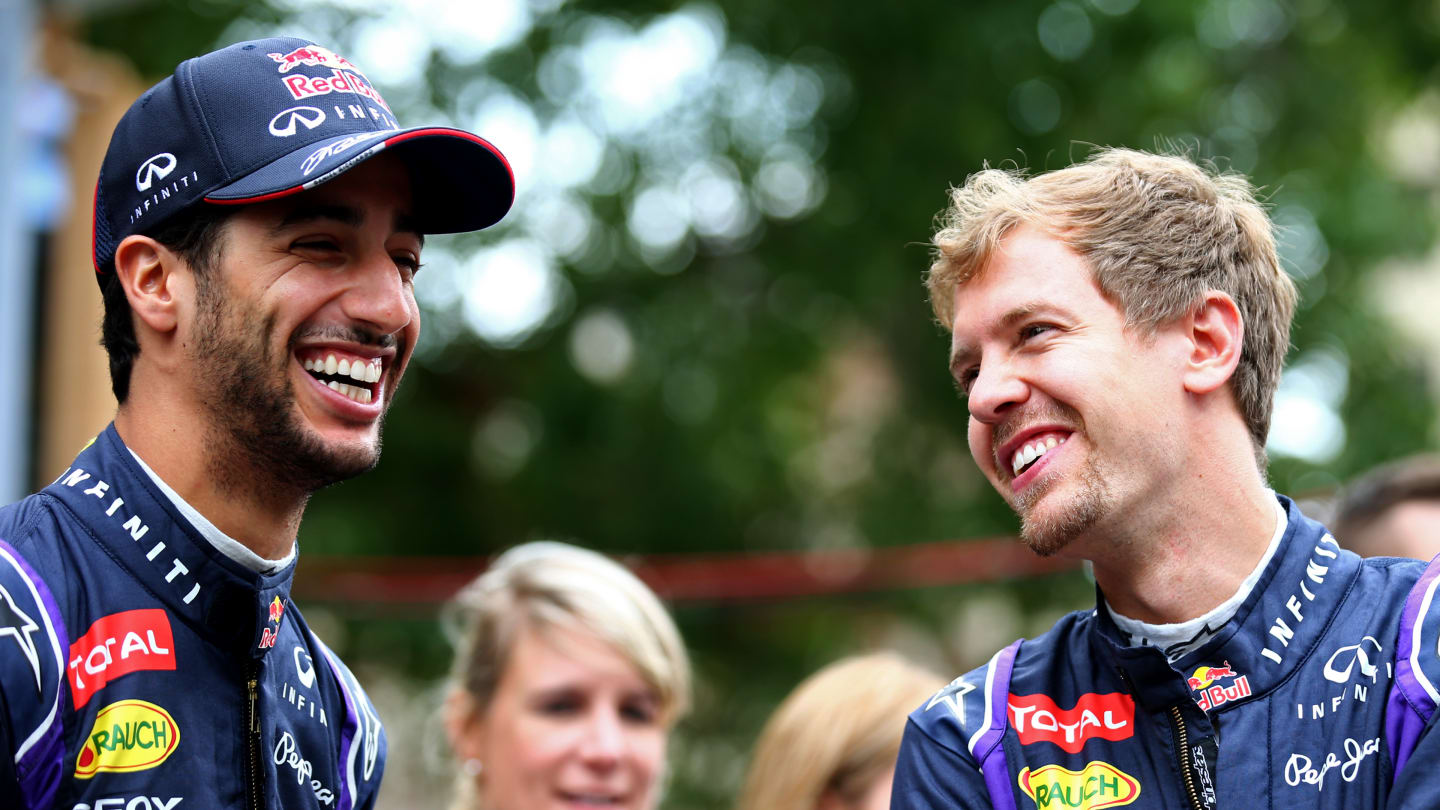 AUSTIN, TX - OCTOBER 29:  Daniel Ricciardo of Australia and Infiniti Red Bull Racing and Sebastian