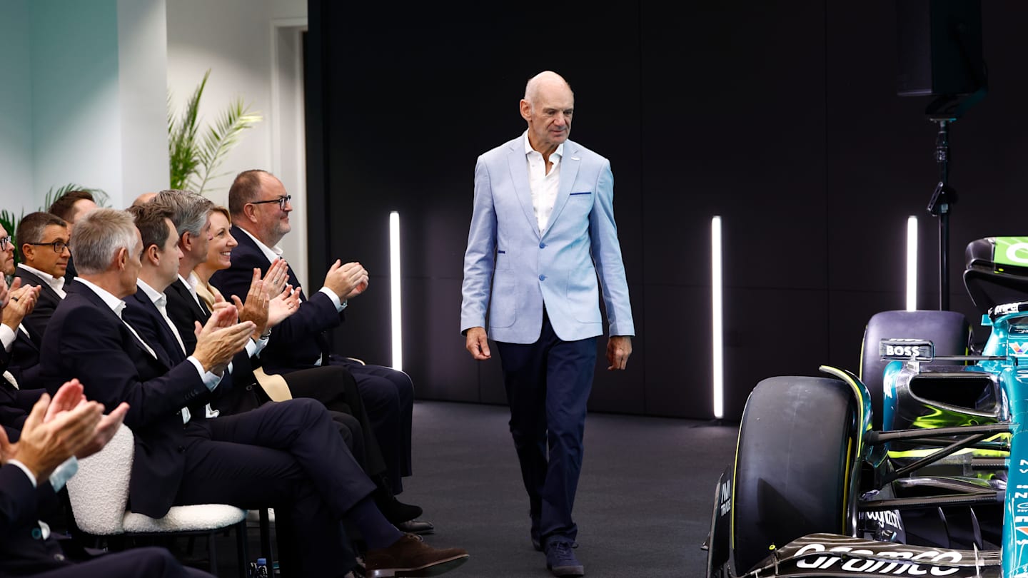 SILVERSTONE, ENGLAND - SEPTEMBER 10: Adrian Newey at a press conference at Aston Martin