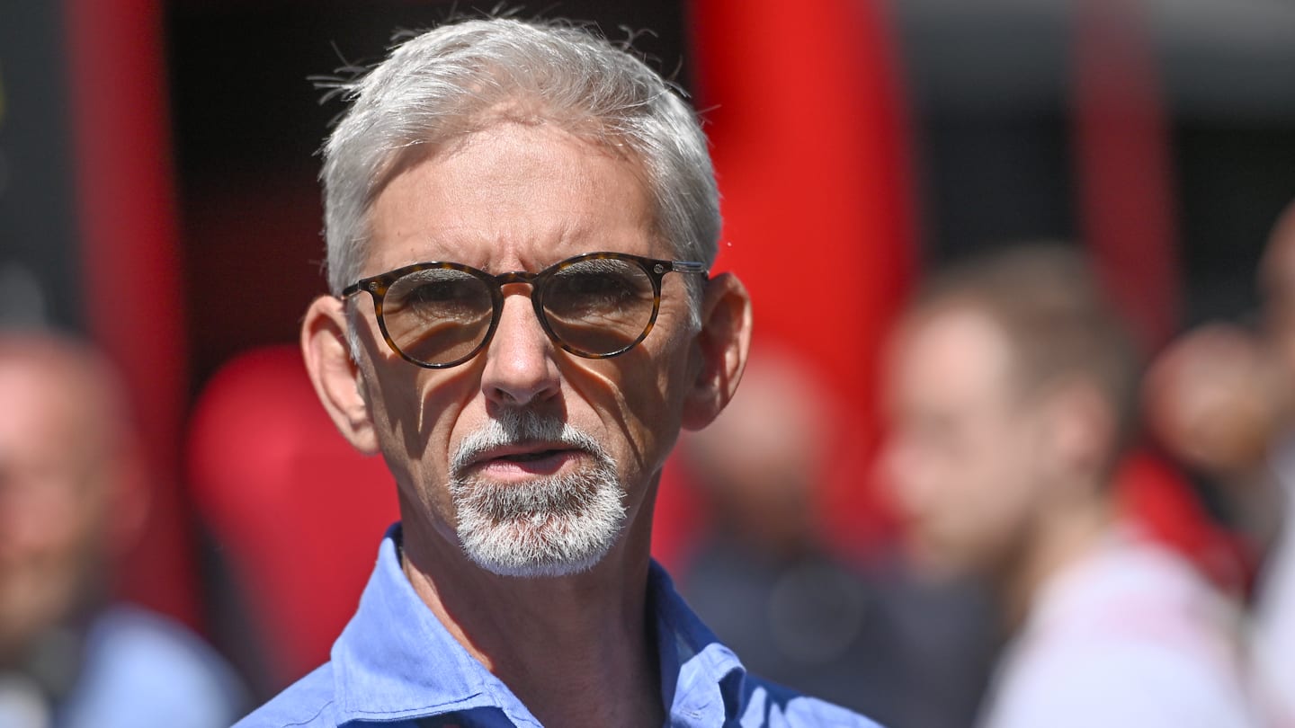 SPA, BELGIUM - JULY 28: Damon Hill during the F1 Grand Prix of Belgium at Circuit de