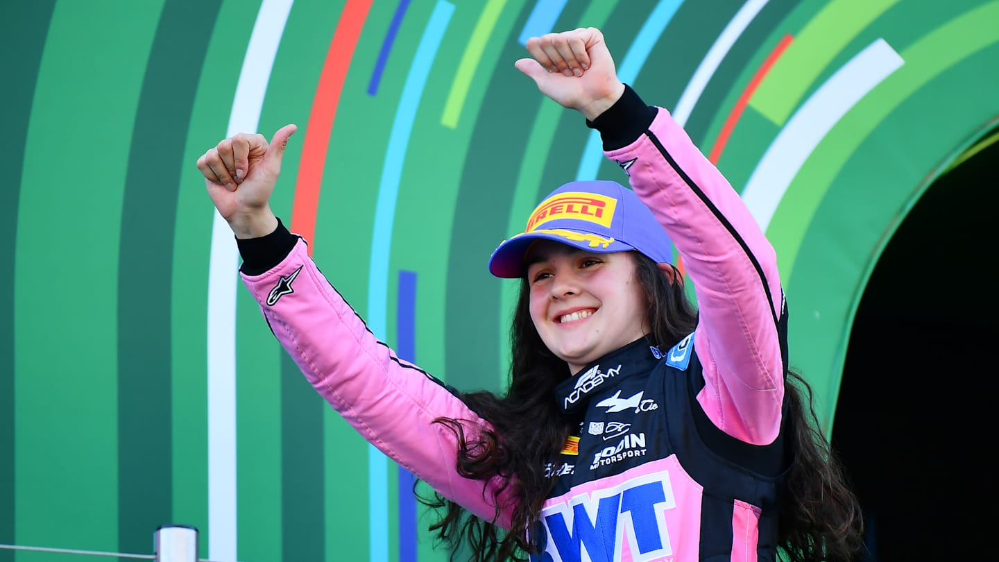 ZANDVOORT, NETHERLANDS - AUGUST 25: Race winner Abbi Pulling of Great Britain and Rodin Motorsport