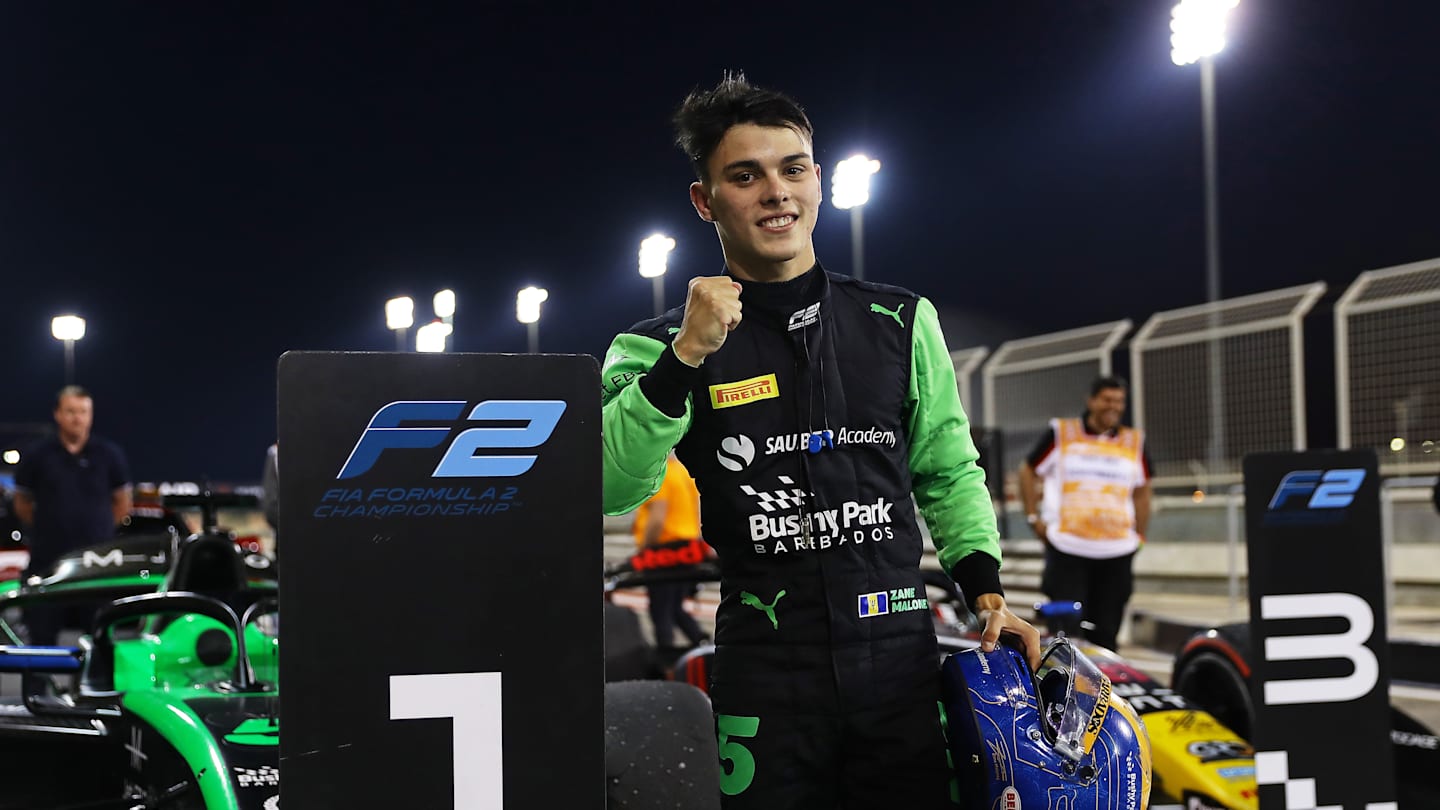 BAHRAIN, BAHRAIN - MARCH 01: Race winner Zane Maloney of Barbados and Rodin Motorsport (5)