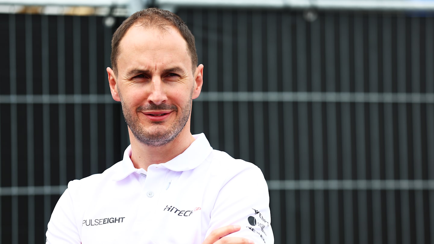 SPA, BELGIUM - JULY 26: Oliver Oakes, Team Principal of Hitech Pulse-Eight looks on in the Paddock