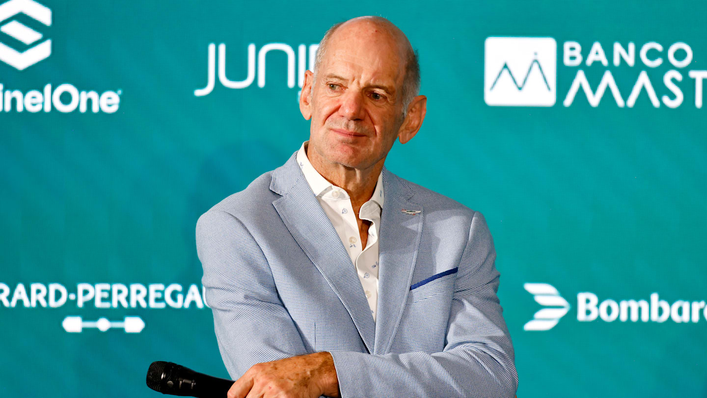 SILVERSTONE, ENGLAND - SEPTEMBER 10: Adrian Newey at a press conference at Aston Martin