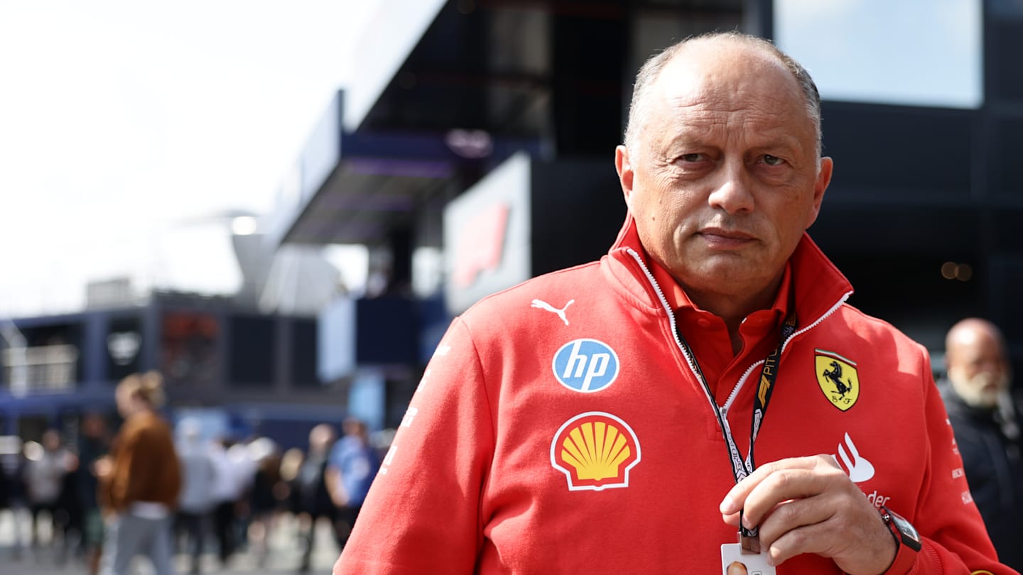 BUDAPEST, HUNGARY - JULY 21: Frederic Vasseur of France and Scuderia Ferrari in the pitlane before