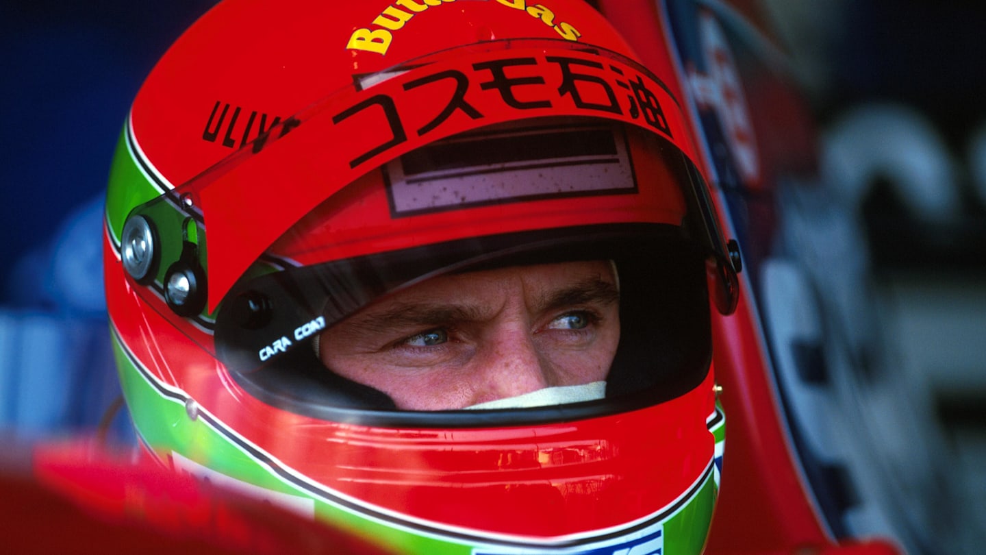Eddie Irvine(GBR) made an impressive debut in the Jordan Japanese Grand Prix, Suzuka, 24 October