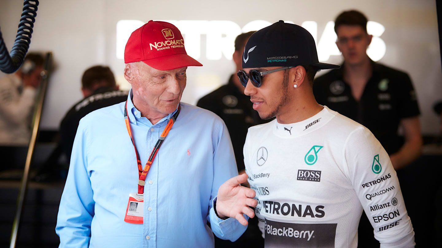 Circuit de Catalunya, Barcelona, Spain. Saturday 9 May 2015. Niki Lauda, Non-Executive Chairman,