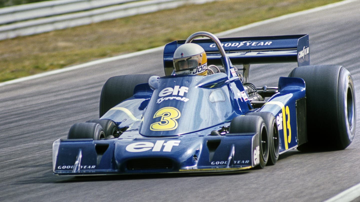Jody Scheckter, Tyrrell-Ford P34, Grand Prix of Sweden, Anderstorp Raceway, 13 June 1976. (Photo by