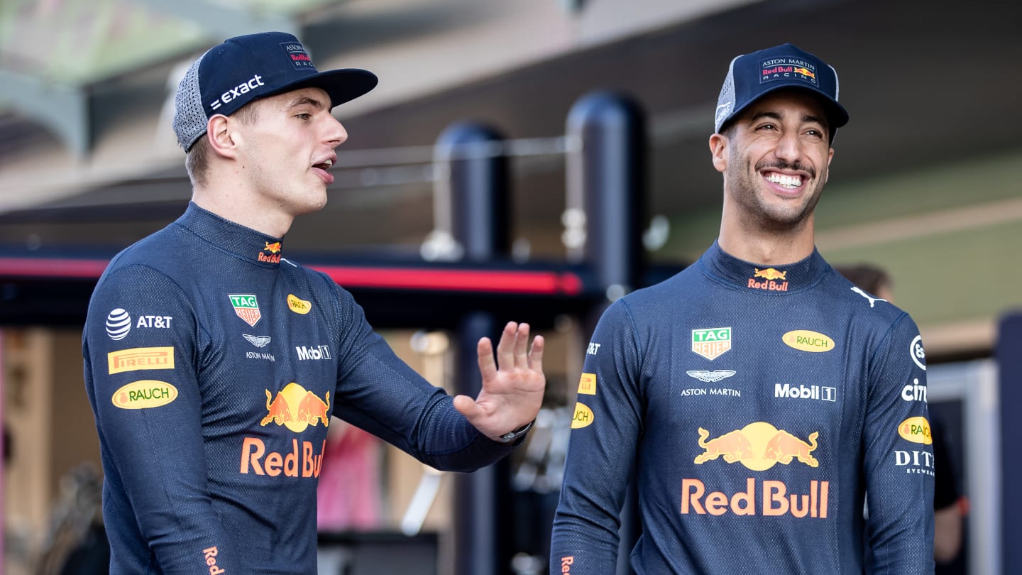 ABU DHABI, UNITED ARAB EMIRATES - NOVEMBER 22:  Daniel Ricciardo of Australia and Red Bull Racing