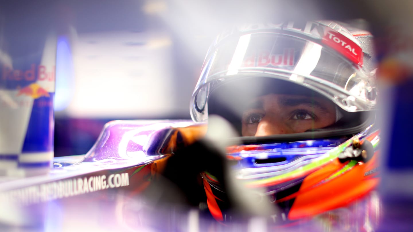 SHANGHAI, CHINA - APRIL 19:  Daniel Ricciardo of Australia and Infiniti Red Bull Racing prepares