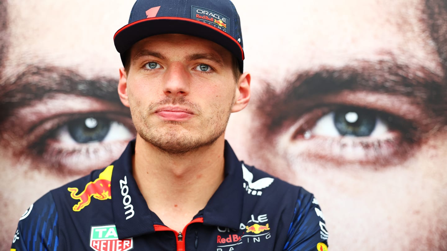 SUZUKA, JAPAN - SEPTEMBER 21: Max Verstappen of the Netherlands and Oracle Red Bull Racing talks to