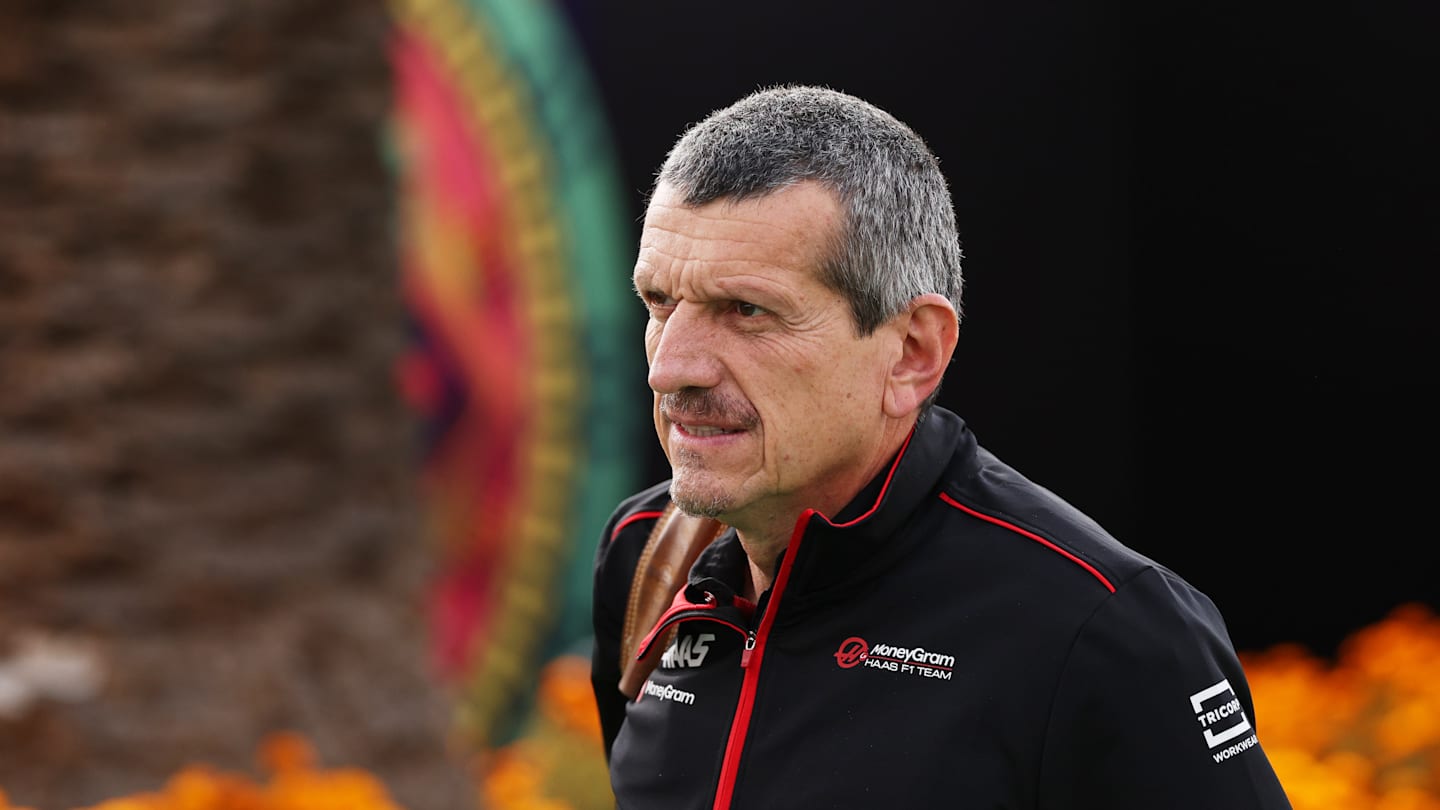 MEXICO CITY, MEXICO - OCTOBER 28: Haas F1 Team Principal Guenther Steiner walks in the Paddock