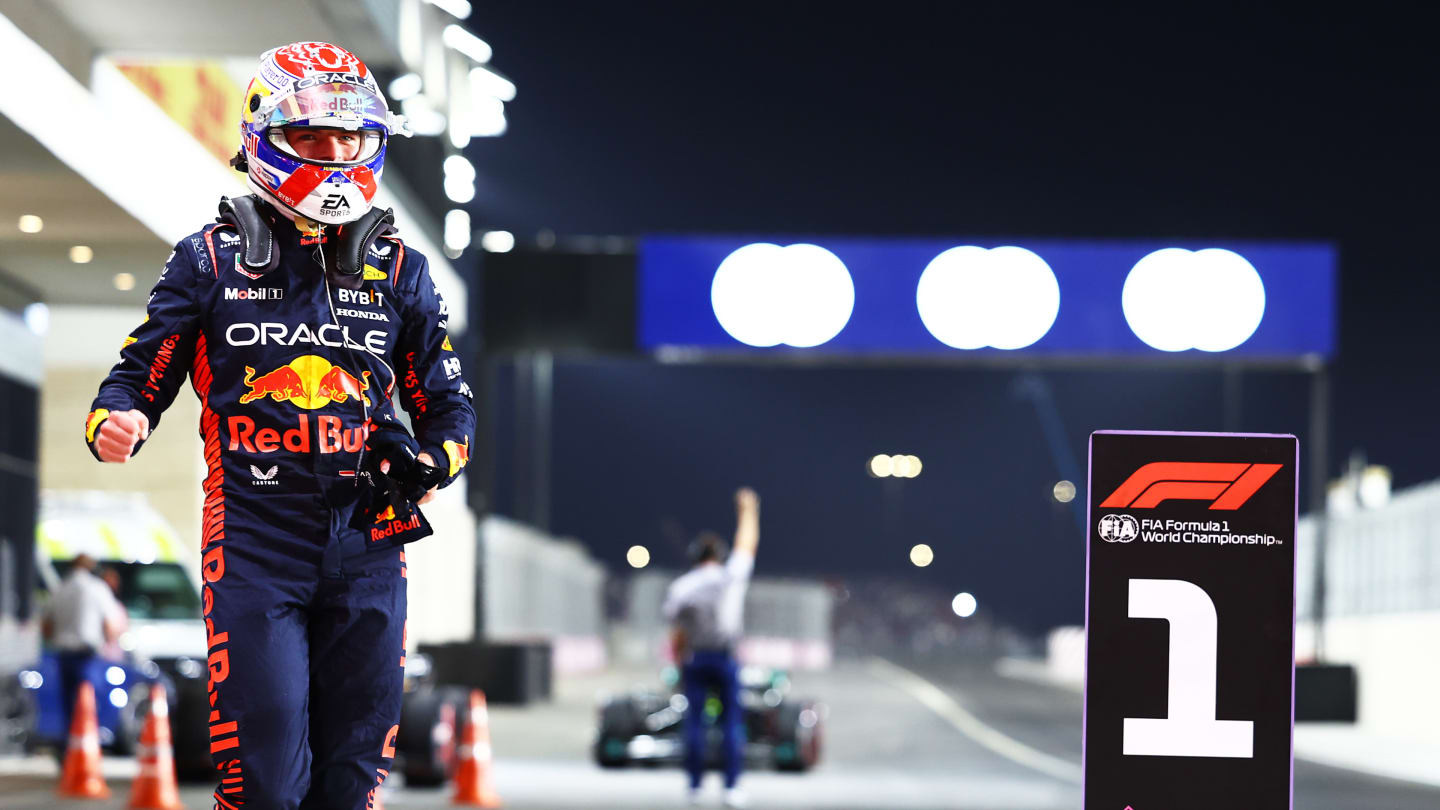 LUSAIL CITY, QATAR - OCTOBER 06: Max Verstappen of the Netherlands and Oracle Red Bull Racing