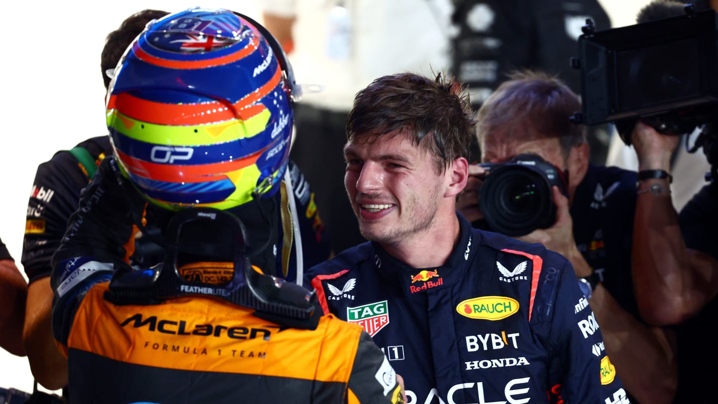 LUSAIL CITY, QATAR - OCTOBER 07: 2023 F1 World Drivers Champion Max Verstappen of the Netherlands