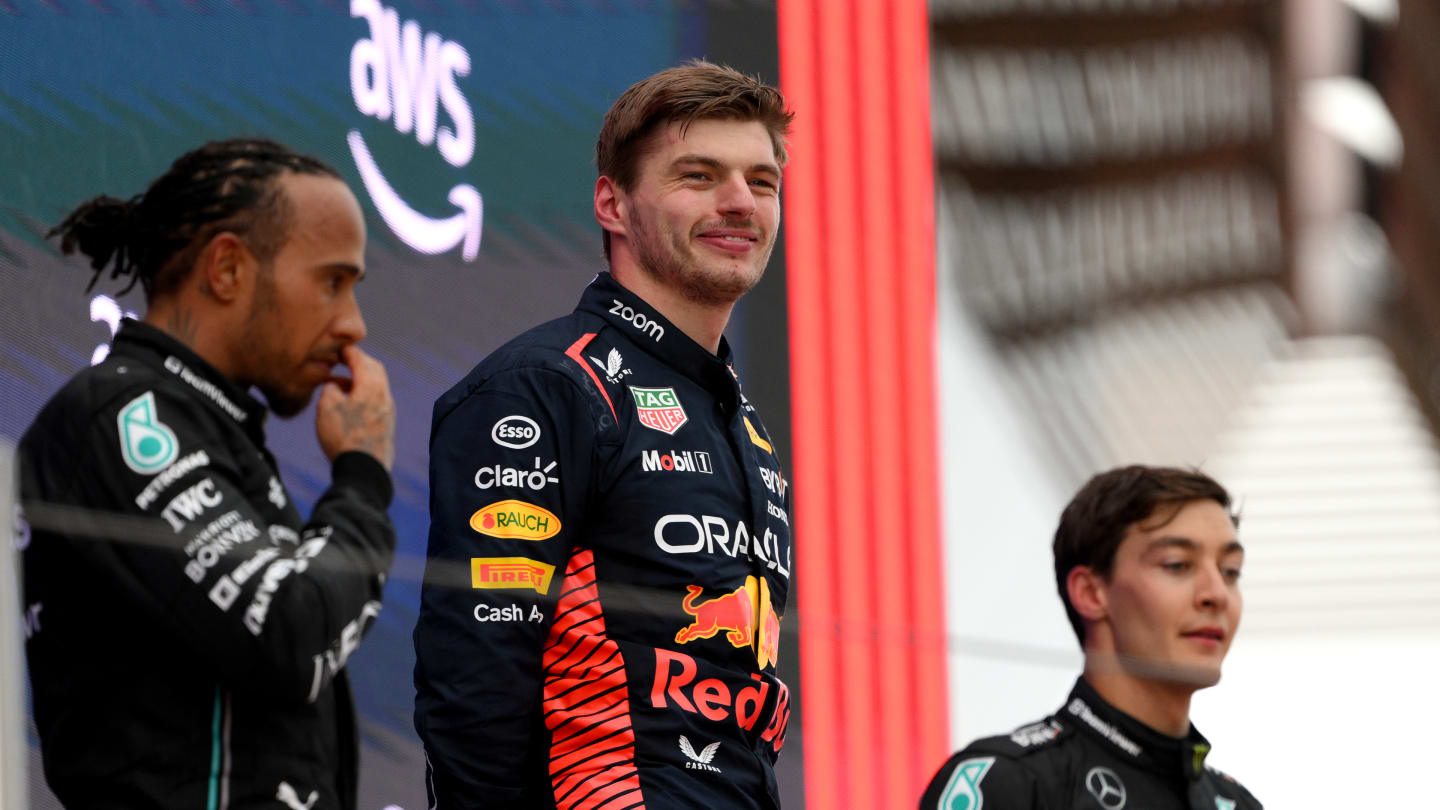 BARCELONA, SPAIN - JUNE 04: Race Winner Max Verstappen of the Netherlands and Oracle Red Bull