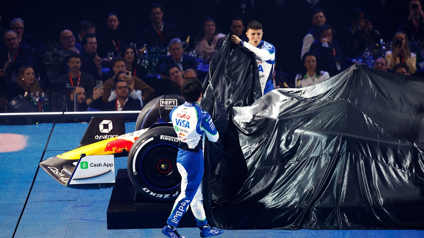 LONDON, ENGLAND - FEBRUARY 18: Isack Hadjar of France and Visa Cash App Racing Bulls and Yuki