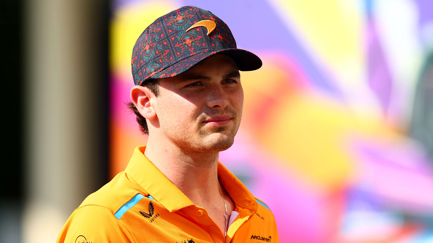 ABU DHABI, UNITED ARAB EMIRATES - DECEMBER 06: Pato O'Ward of Mexico and McLaren walks in the