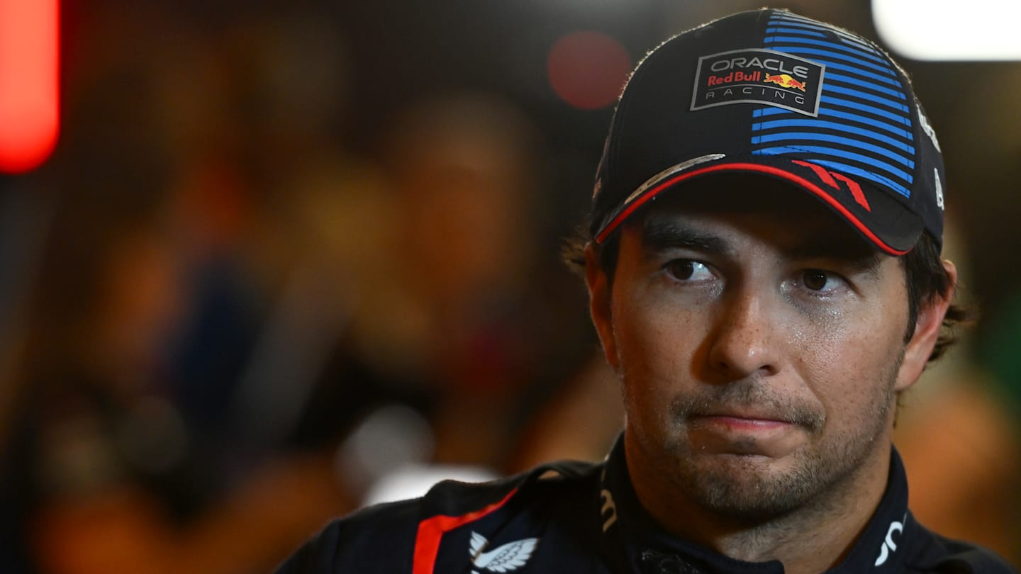 ABU DHABI, UNITED ARAB EMIRATES - DECEMBER 07: 10th placed qualifier Sergio Perez of Mexico and