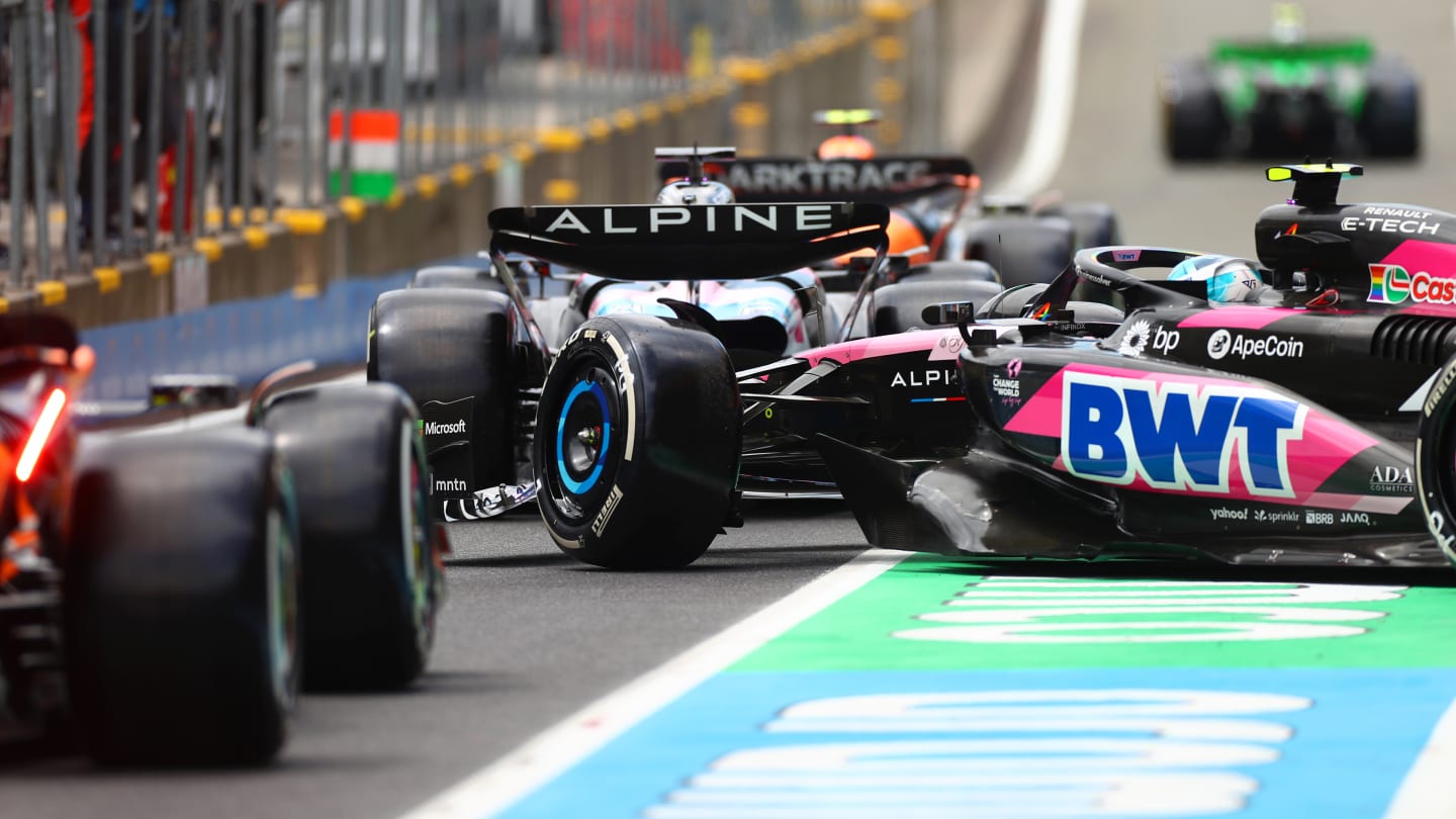 SPIELBERG, AUSTRIA - JUNE 28: Pierre Gasly of France driving the (10) Alpine F1 A524 Renault in the