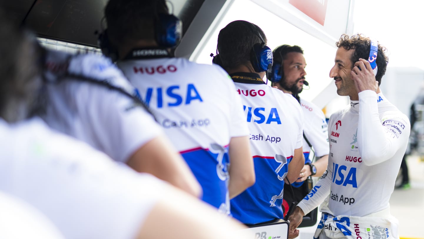 SPIELBERG, AUSTRIA - JUNE 28: Daniel Ricciardo of Australia and Visa Cash App RB looks on in the