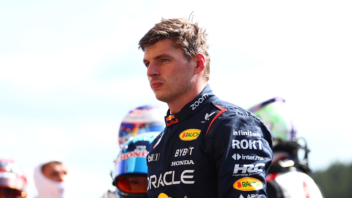 SPA, BELGIUM - JULY 28: 5th placed Max Verstappen of the Netherlands and Oracle Red Bull Racing