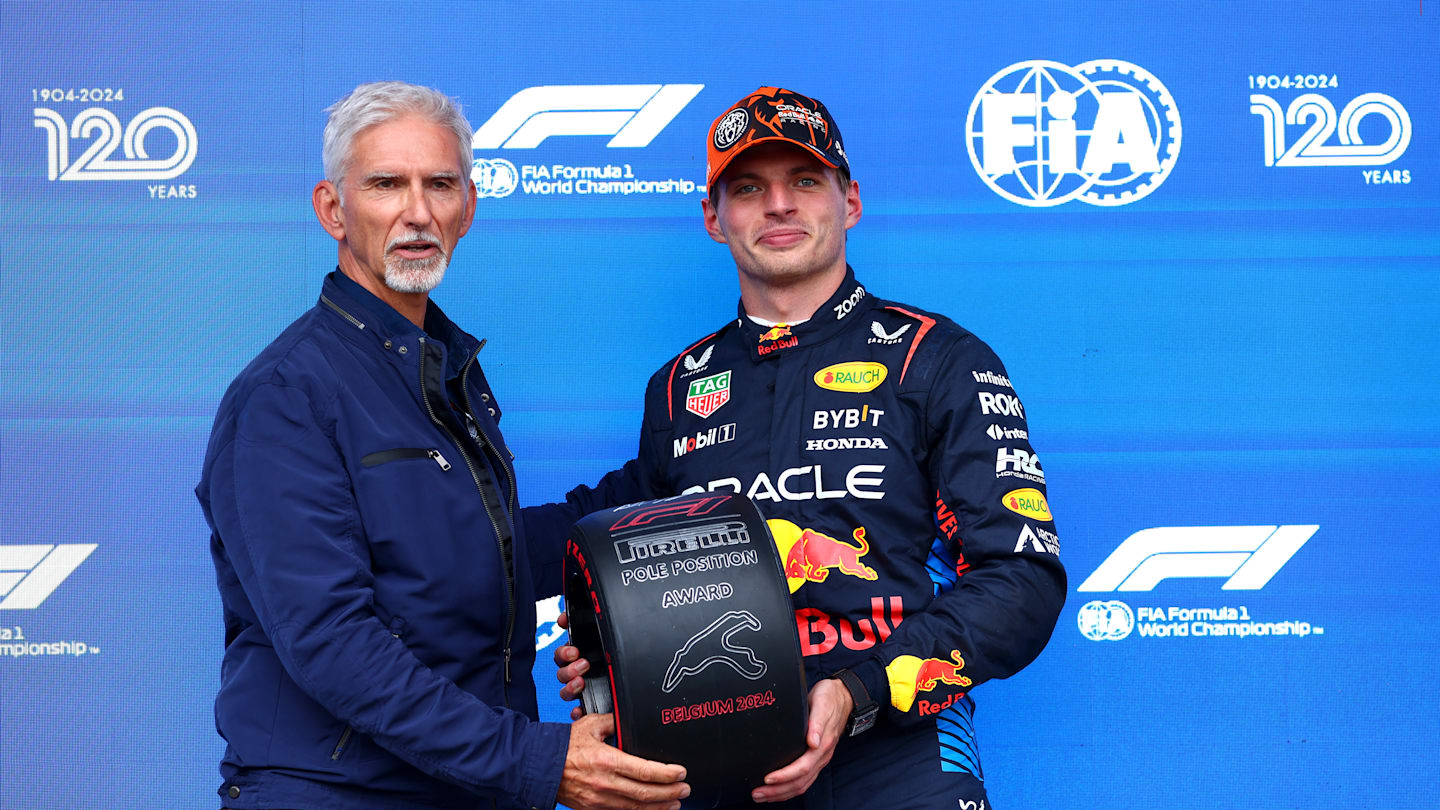 SPA, BELGIUM - JULY 27: Pole position qualifier Max Verstappen of the Netherlands and Oracle Red