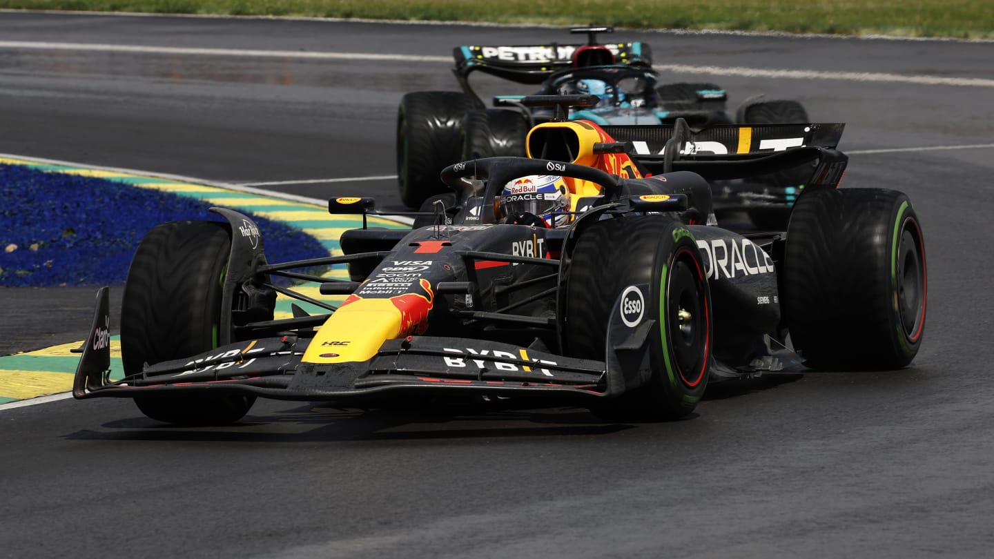 MONTREAL, QUEBEC - JUNE 09: Max Verstappen of the Netherlands driving the (1) Oracle Red Bull