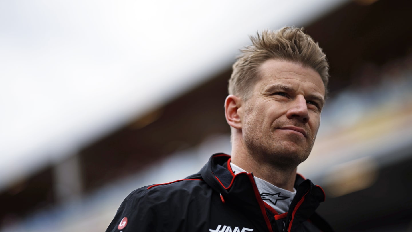 MONTREAL, QUEBEC - JUNE 09: Nico Hulkenberg of Germany and Haas F1 walks in the Pitlane prior to