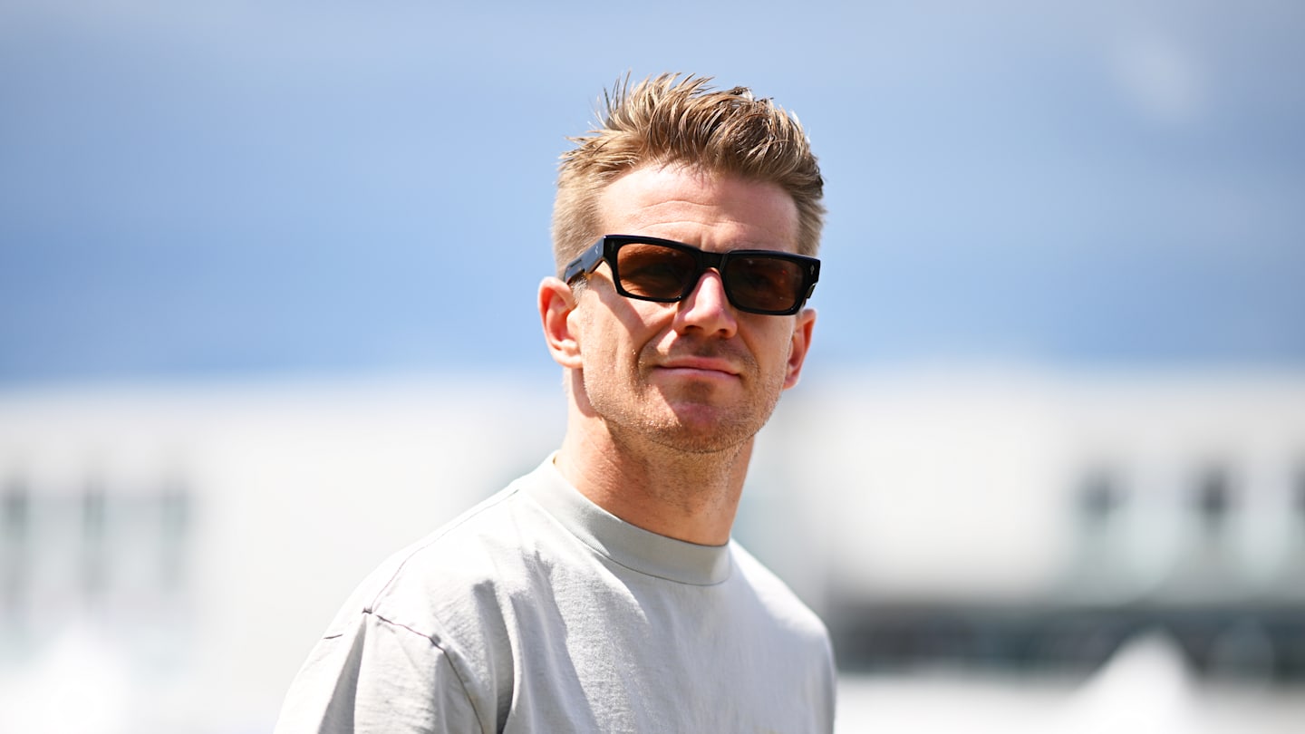 MONTREAL, QUEBEC - JUNE 07: Nico Hulkenberg of Germany and Haas F1 arrives into the Paddock prior