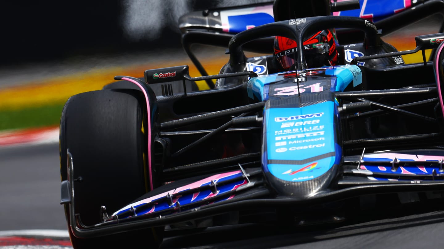 MONTREAL, QUEBEC - JUNE 08: Esteban Ocon of France driving the (31) Alpine F1 A524 Renault on track