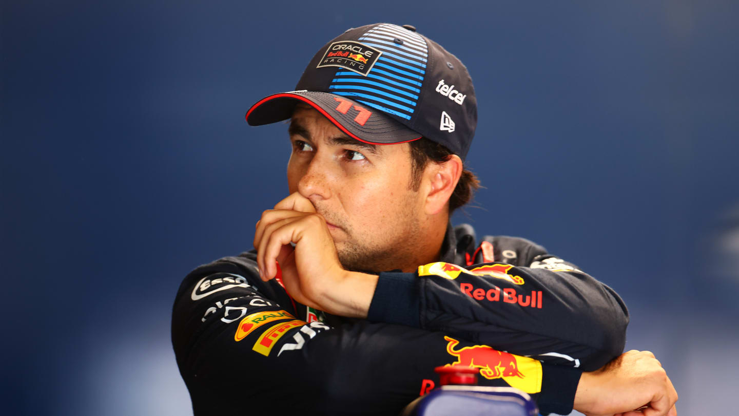 MONTREAL, QUEBEC - JUNE 08: 16th placed qualifier Sergio Perez of Mexico and Oracle Red Bull Racing