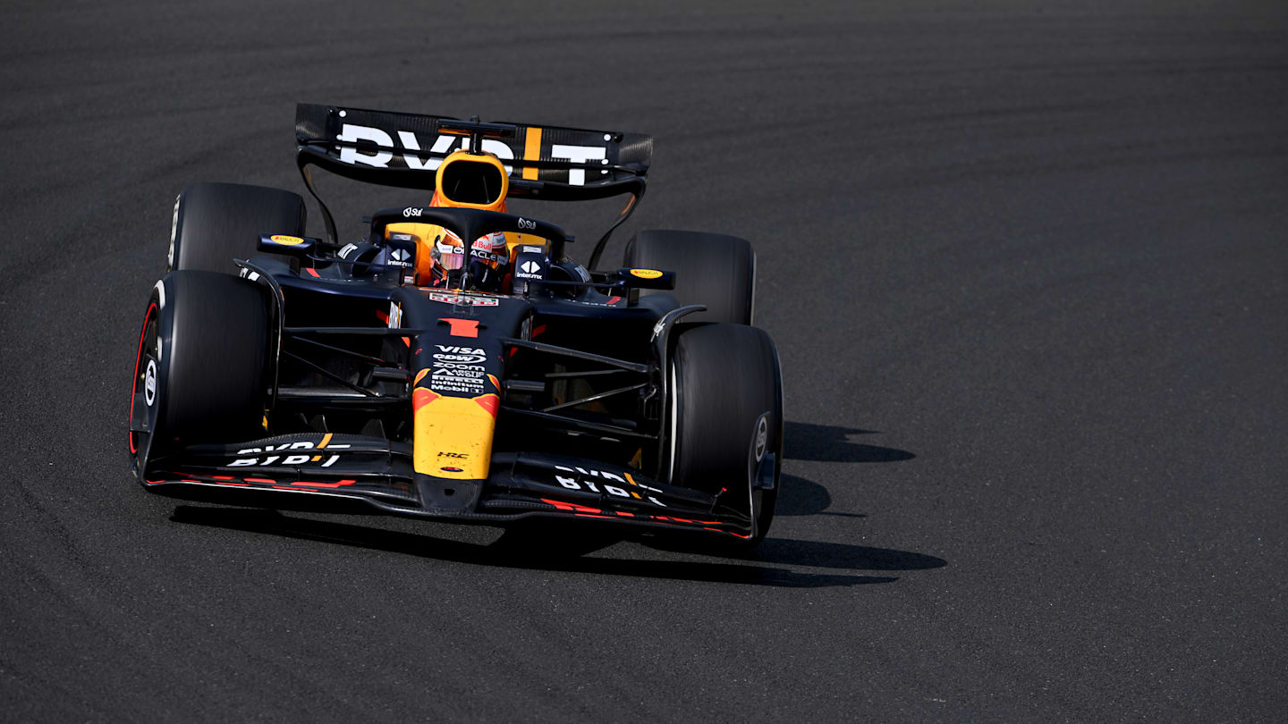 BUDAPEST, HUNGARY - JULY 21: Max Verstappen of the Netherlands driving the (1) Oracle Red Bull