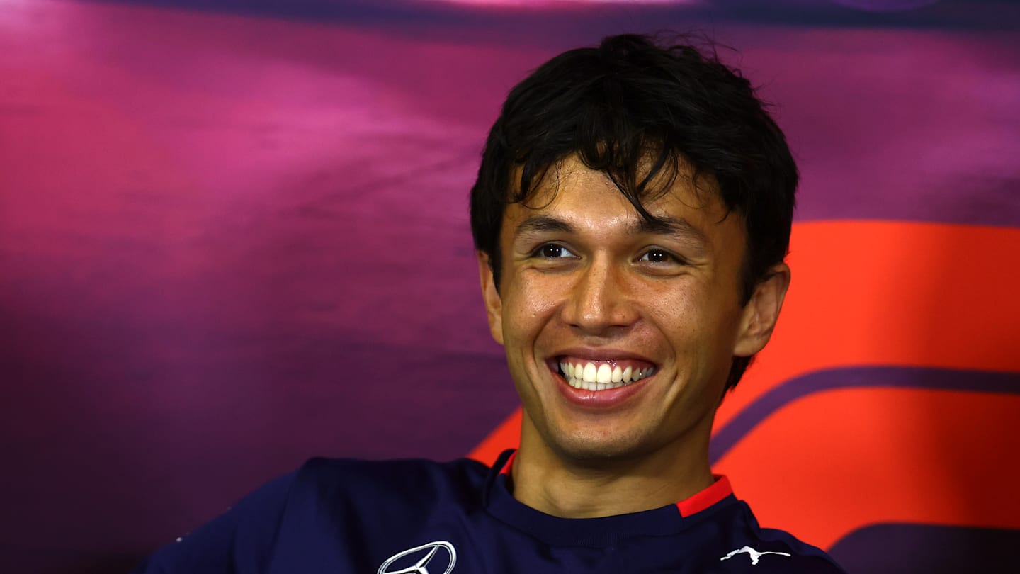 BUDAPEST, HUNGARY - JULY 18: Alexander Albon of Thailand and Williams attends the Drivers Press