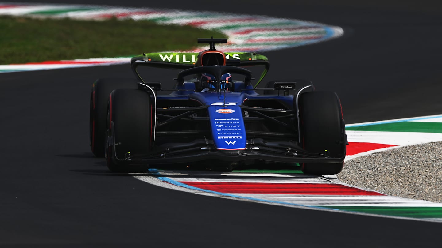 MONZA, ITALY - AUGUST 31: Alexander Albon of Thailand driving the (23) Williams FW46 Mercedes on